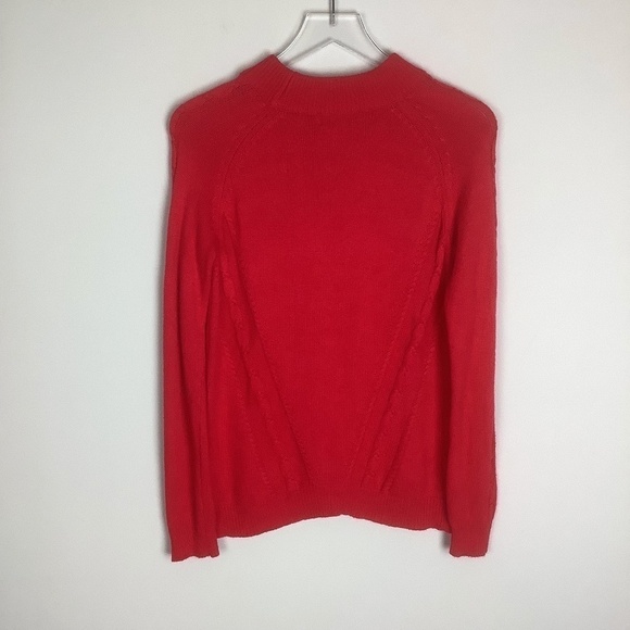 Nanette Leopore Women's 100% 2 Ply Red Cashmere Sweater S‎ - Picture 9 of 14
